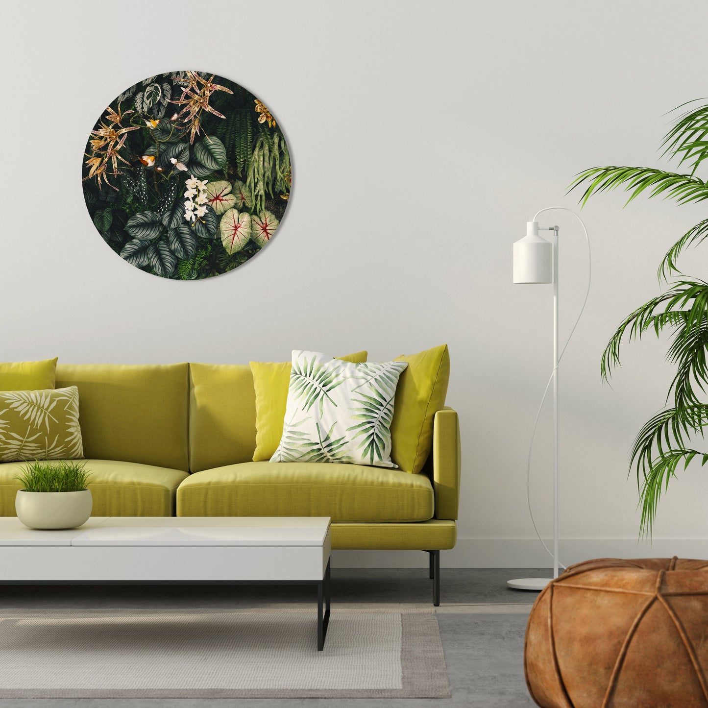 SILENT WILDERNESS Round Wall Art