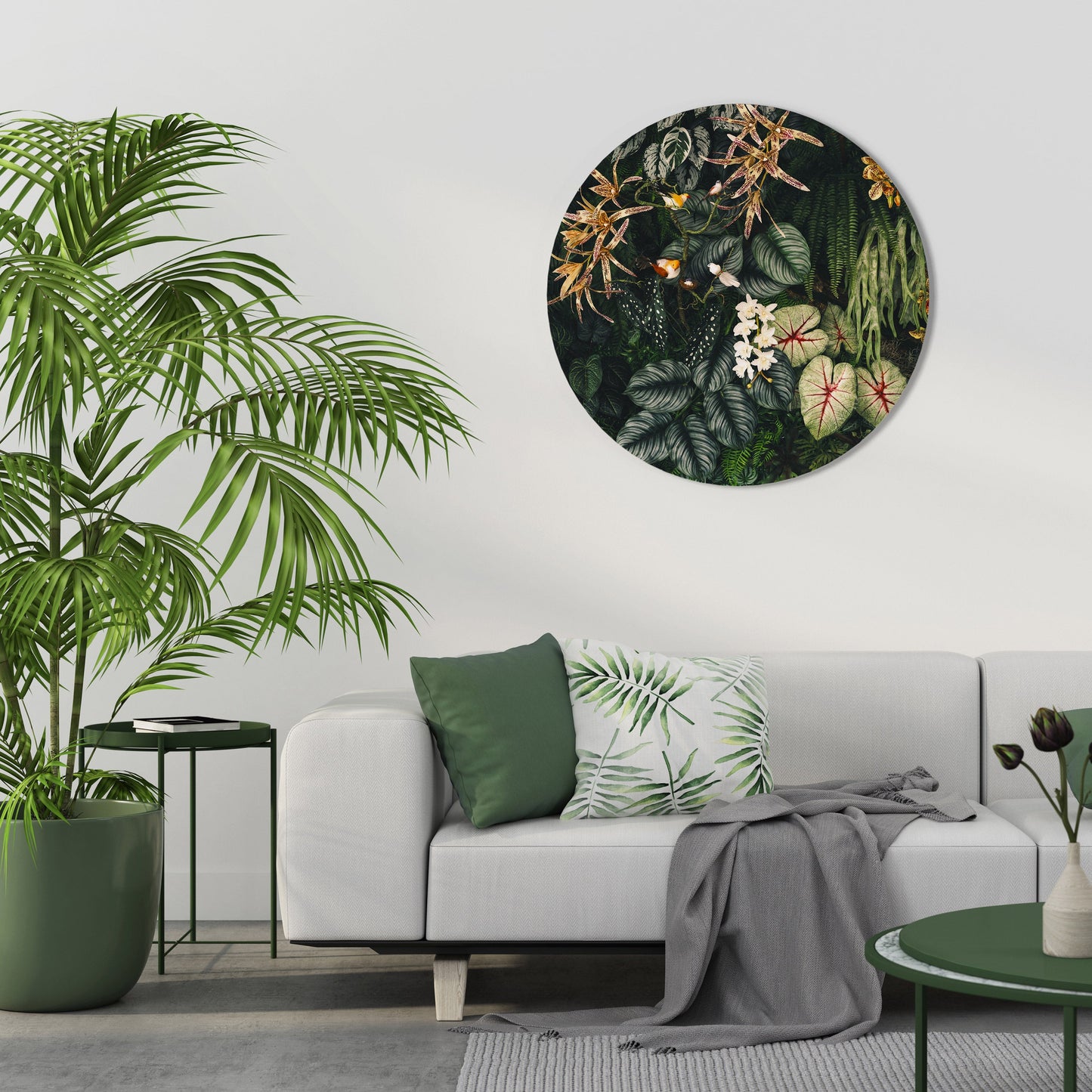 SILENT WILDERNESS Round Wall Art