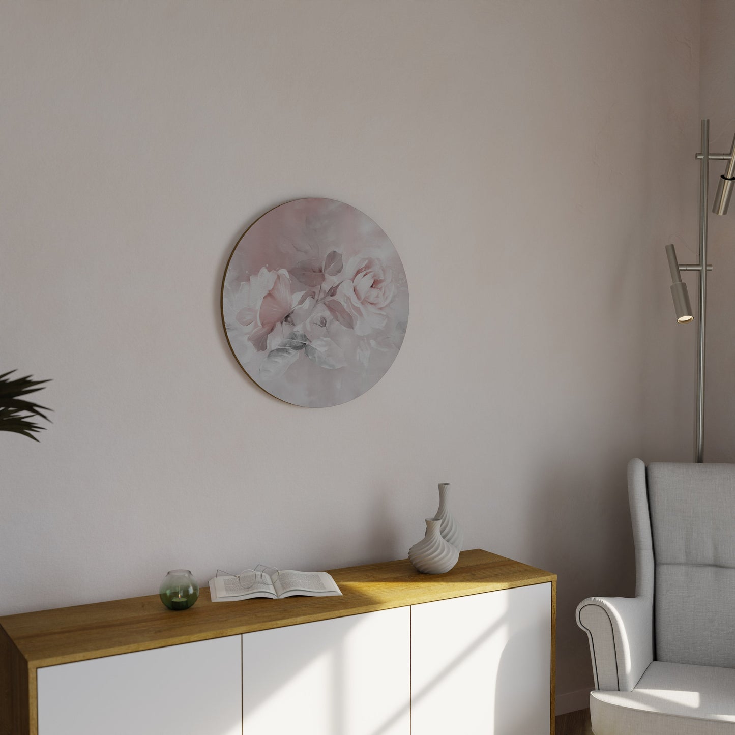GRACEFUL DAYS Round Wall Art