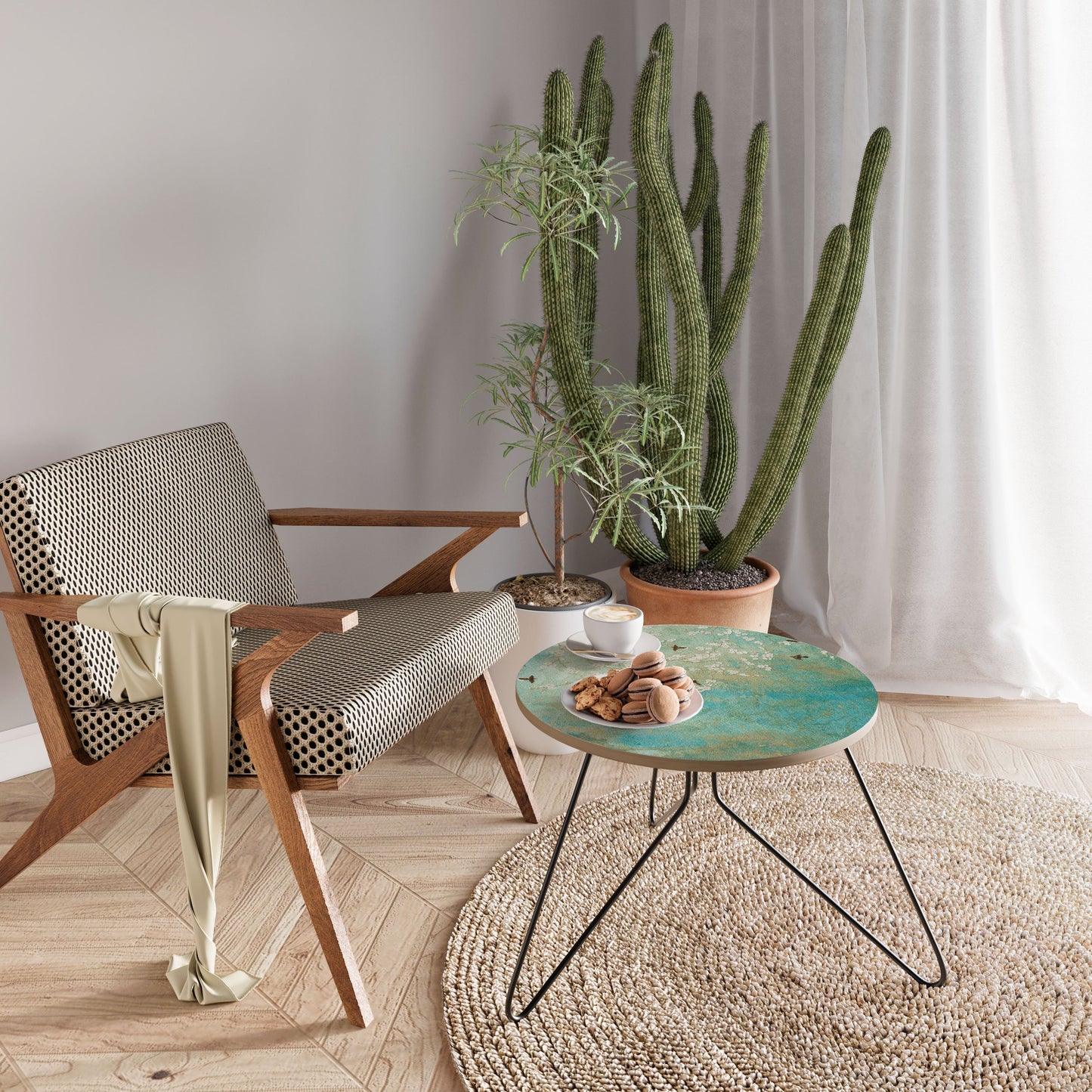 BLOOMING CHARM Small Coffee Table