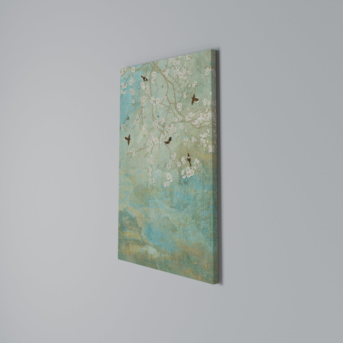 BLOOMING CHARM Stampa su tela verticale