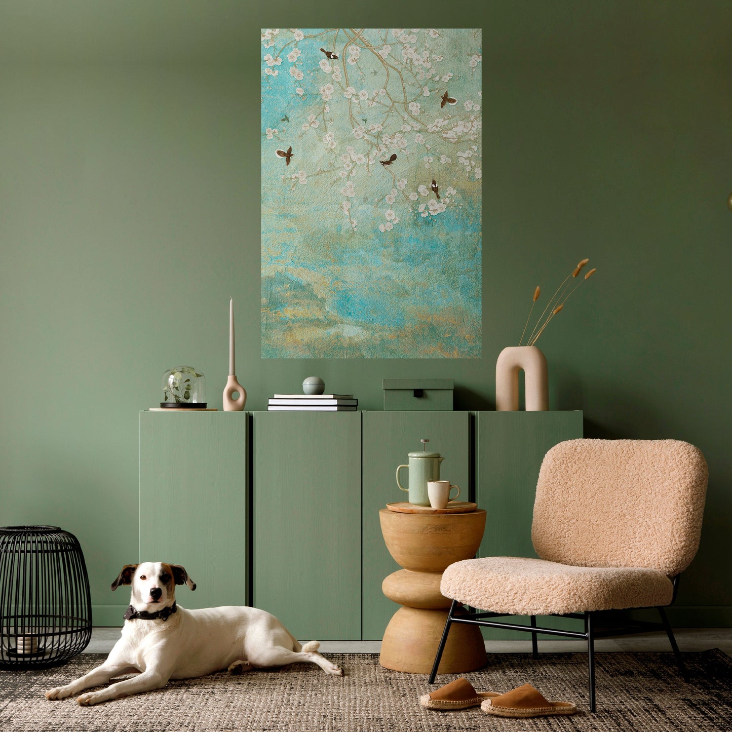 Poster verticale staccabile e attaccabile BLOOMING CHARM
