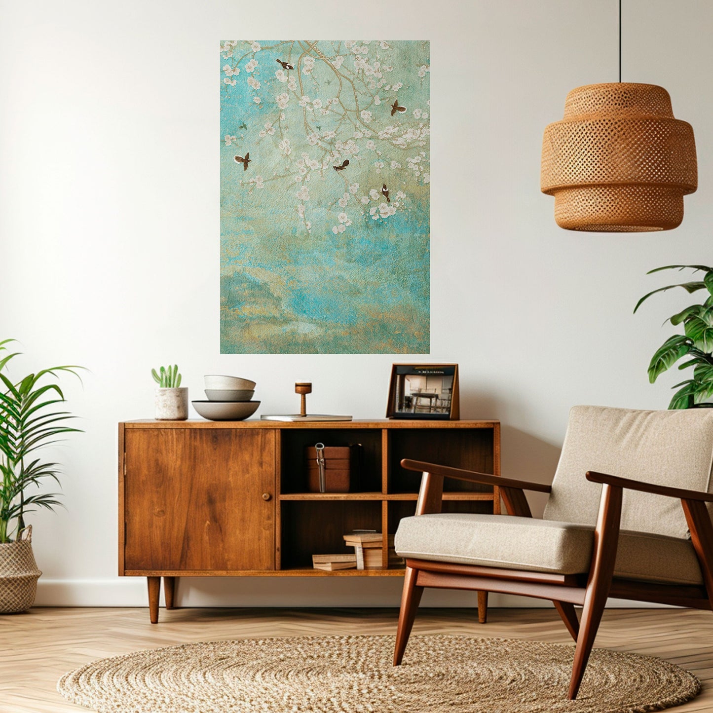Poster verticale staccabile e attaccabile BLOOMING CHARM