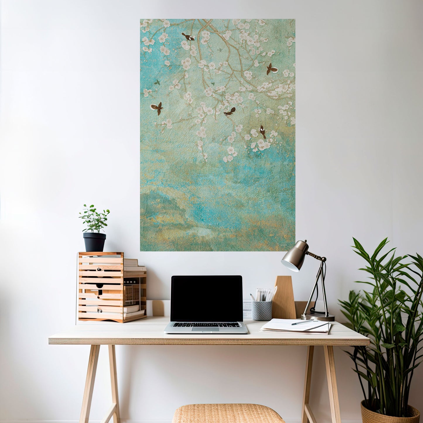 Poster verticale staccabile e attaccabile BLOOMING CHARM