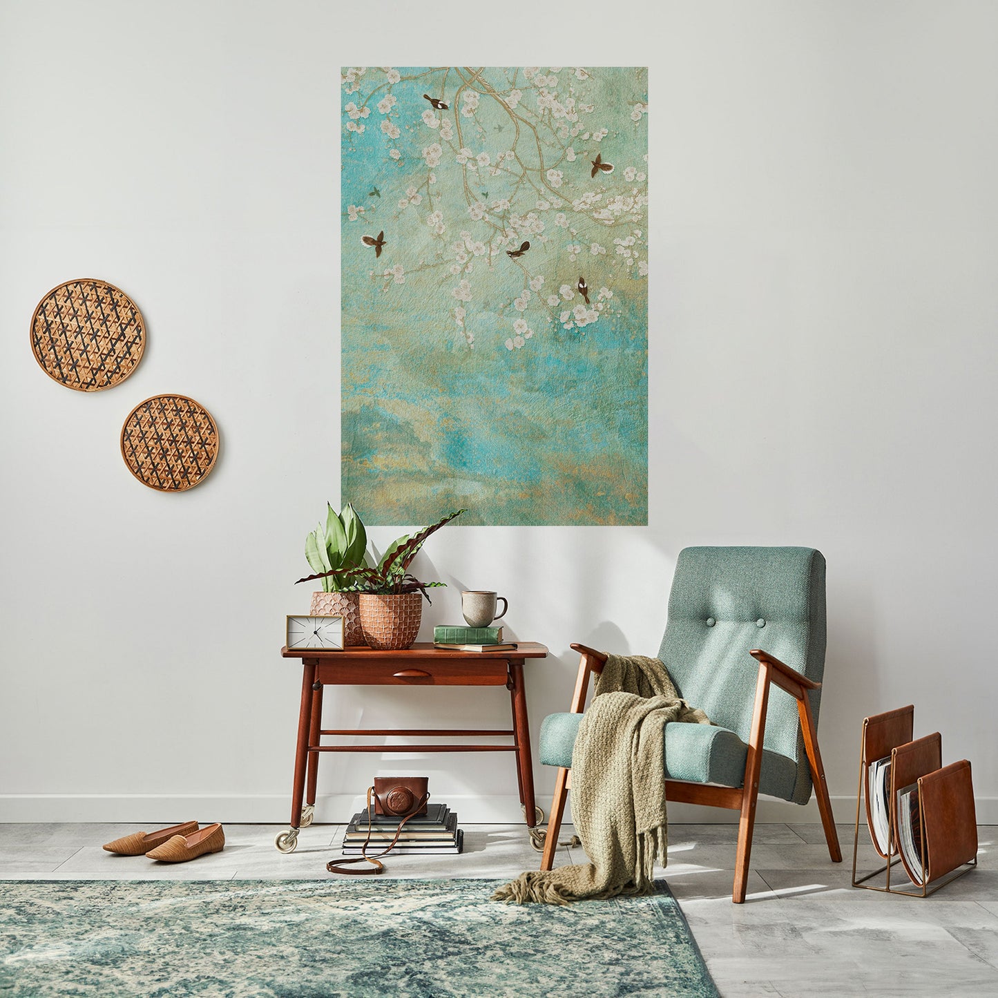 Poster verticale staccabile e attaccabile BLOOMING CHARM