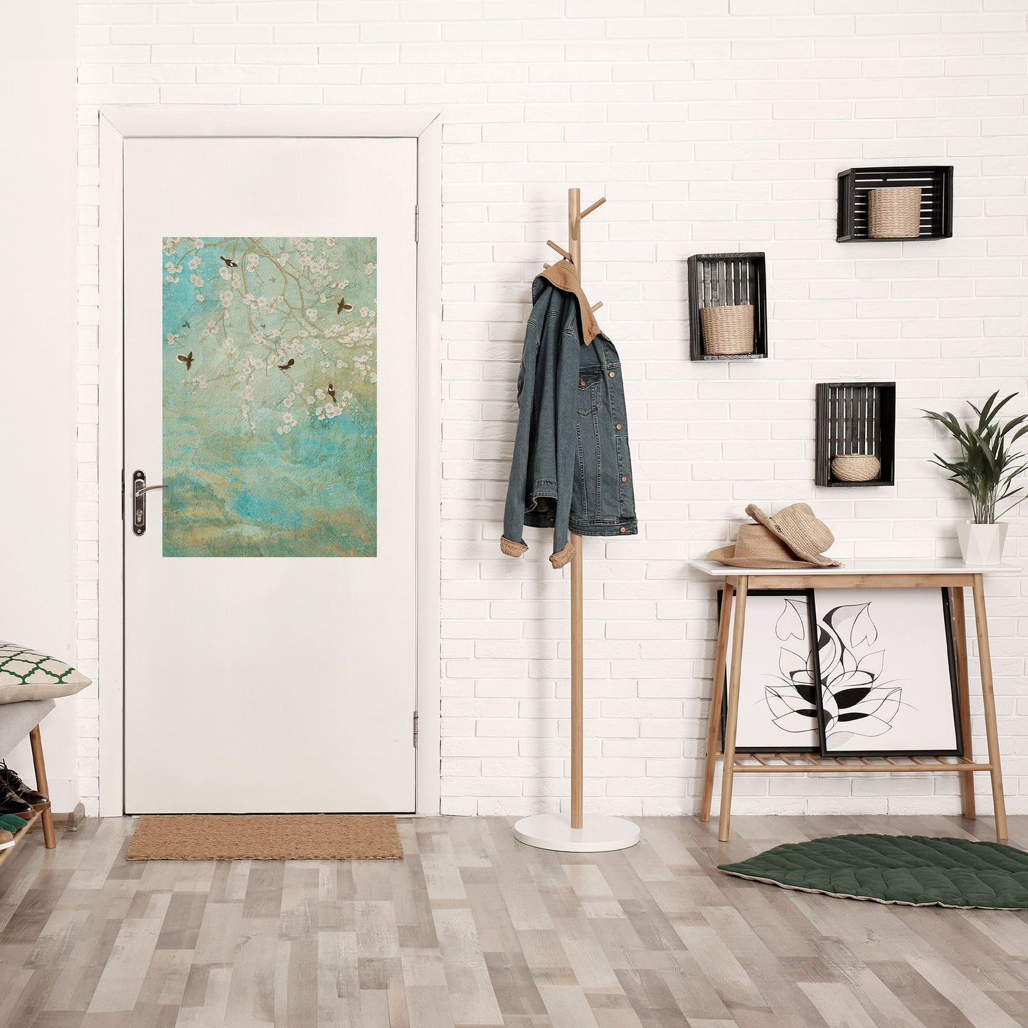 Poster verticale staccabile e attaccabile BLOOMING CHARM