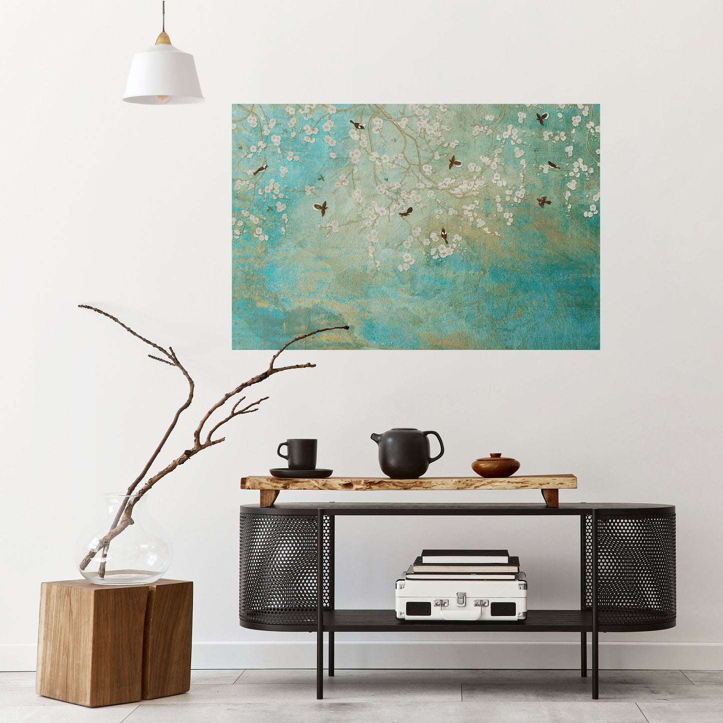 Poster orizzontale staccabile e attaccabile BLOOMING CHARM