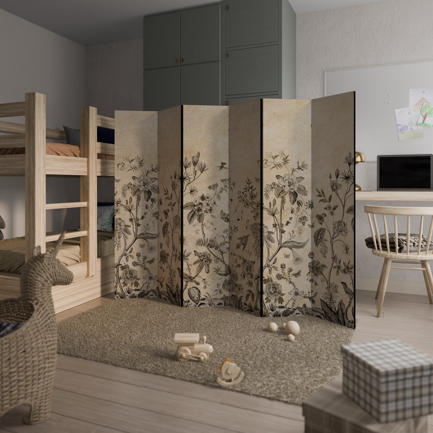 GLADE ESSENCE Divisorio decorativo per ambienti a 6 pannelli