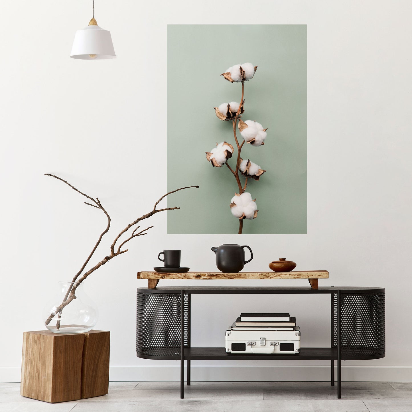 COTTON DREAMS UNFOLDED Poster verticale staccabile e attaccabile
