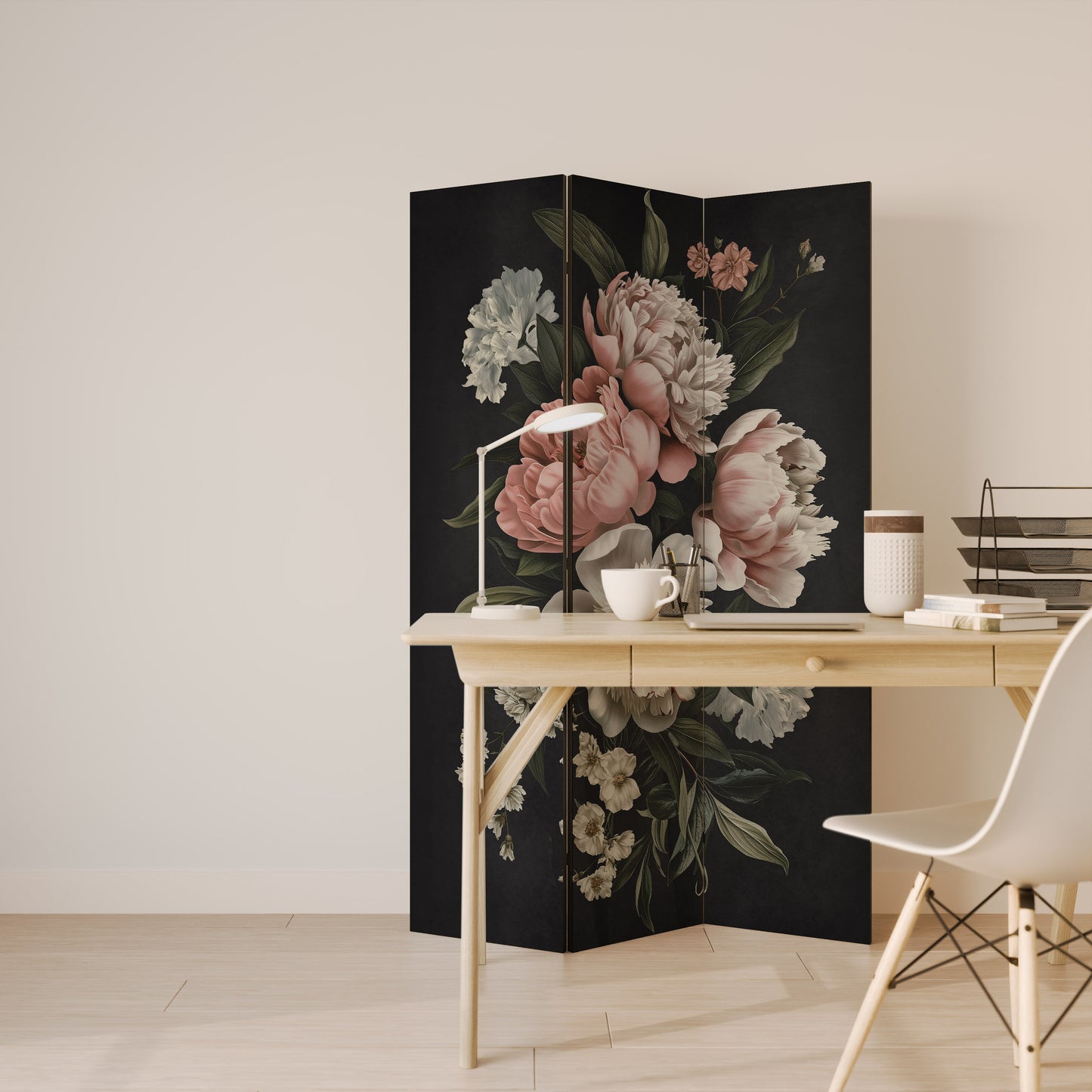 LUSH ELEGANCE Divisorio decorativo per ambienti a 3 pannelli