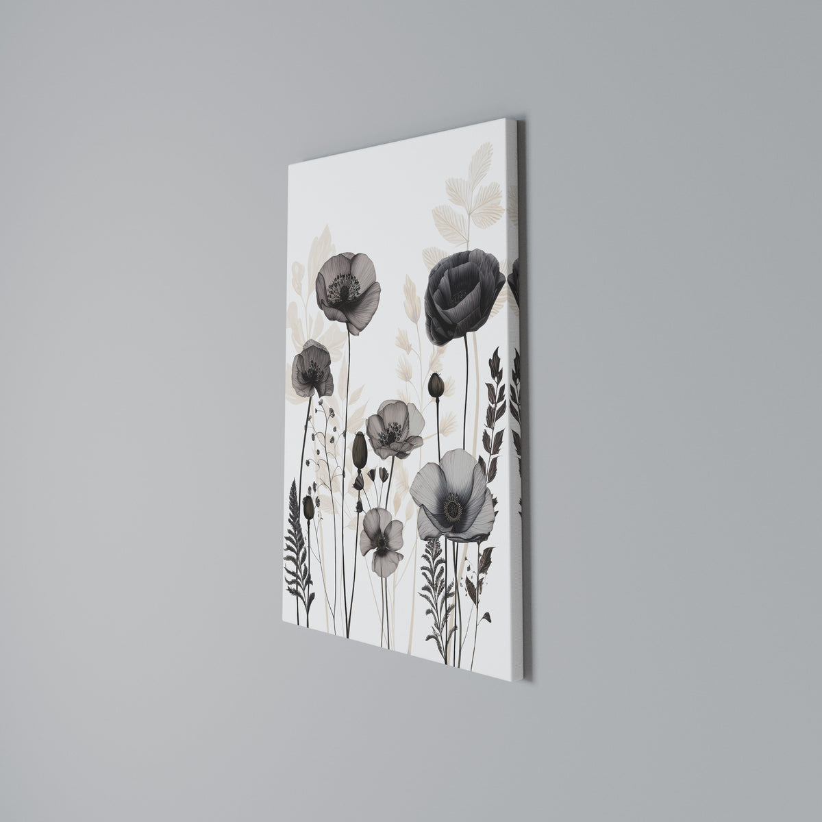 POPPY ALLURE Stampa su tela verticale