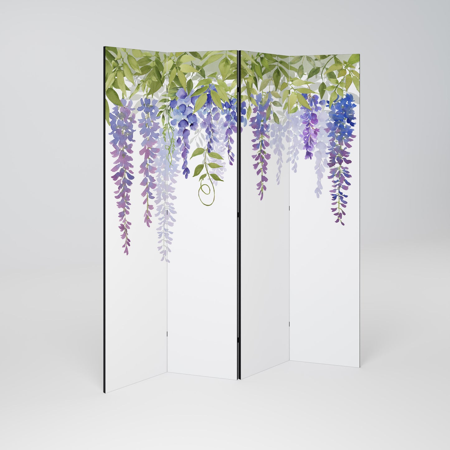 BOTANICAL BREEZE Divisorio decorativo per ambienti a 4 pannelli