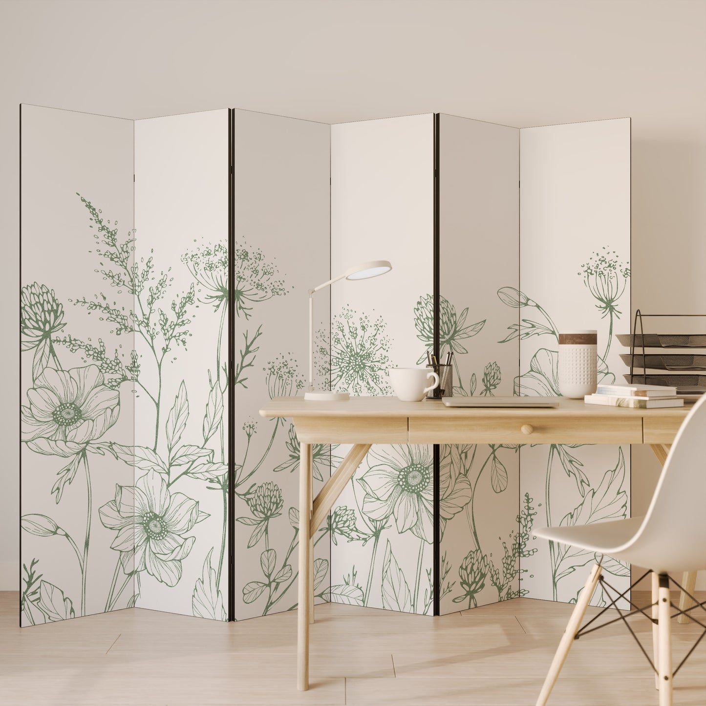 WILDER BEAUTY Divisorio decorativo per ambienti a 6 pannelli