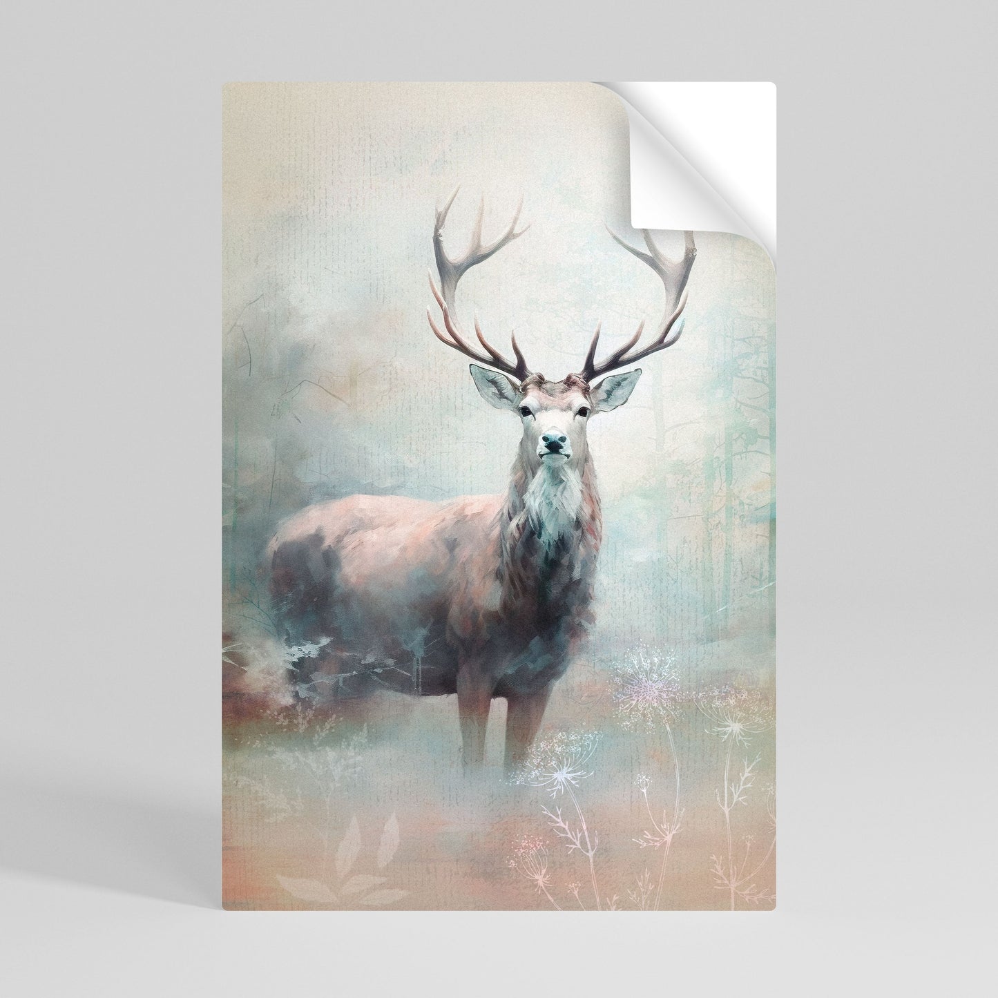 Poster verticale staccabile e attaccabile FOREST KING