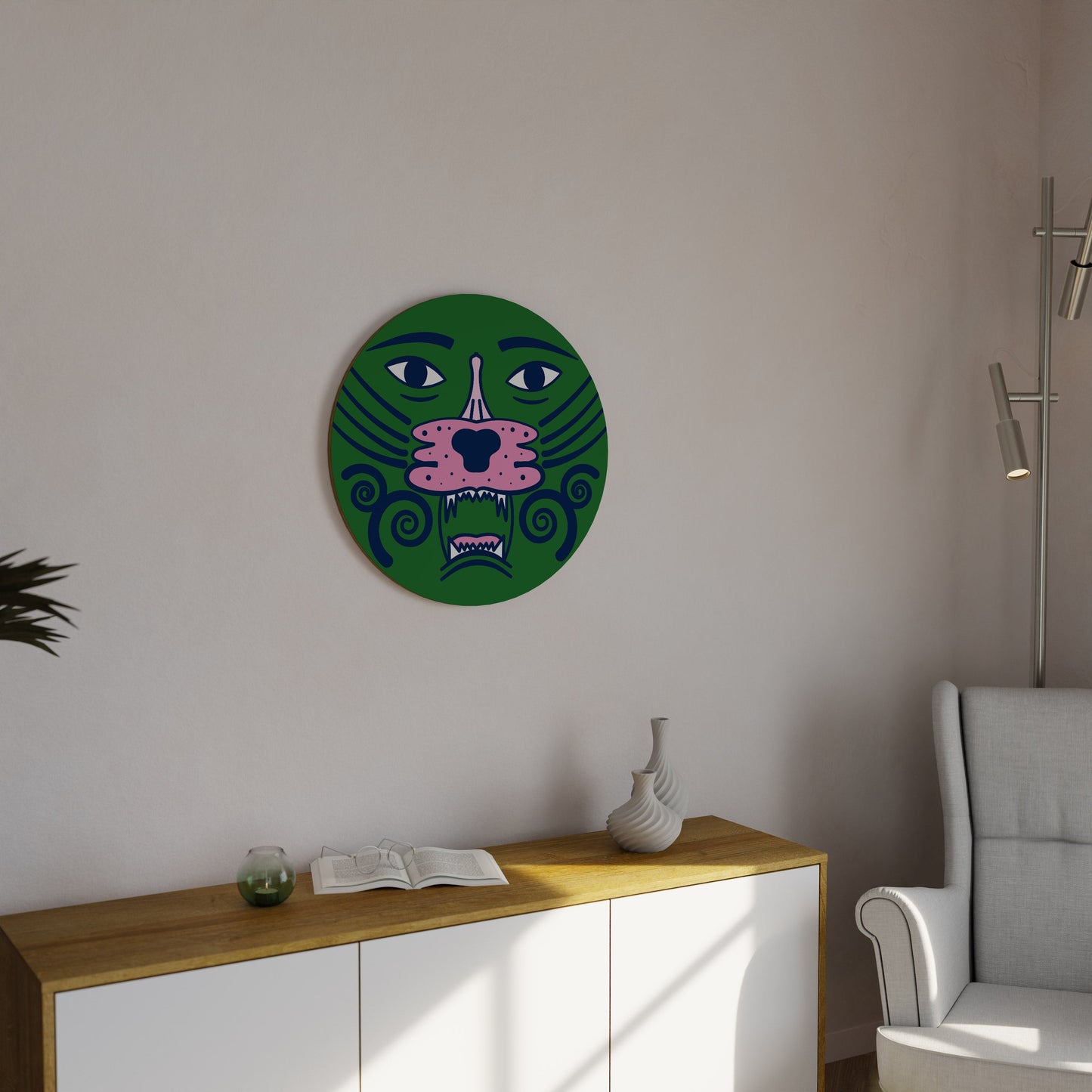 STAY WILD Round Wall Art
