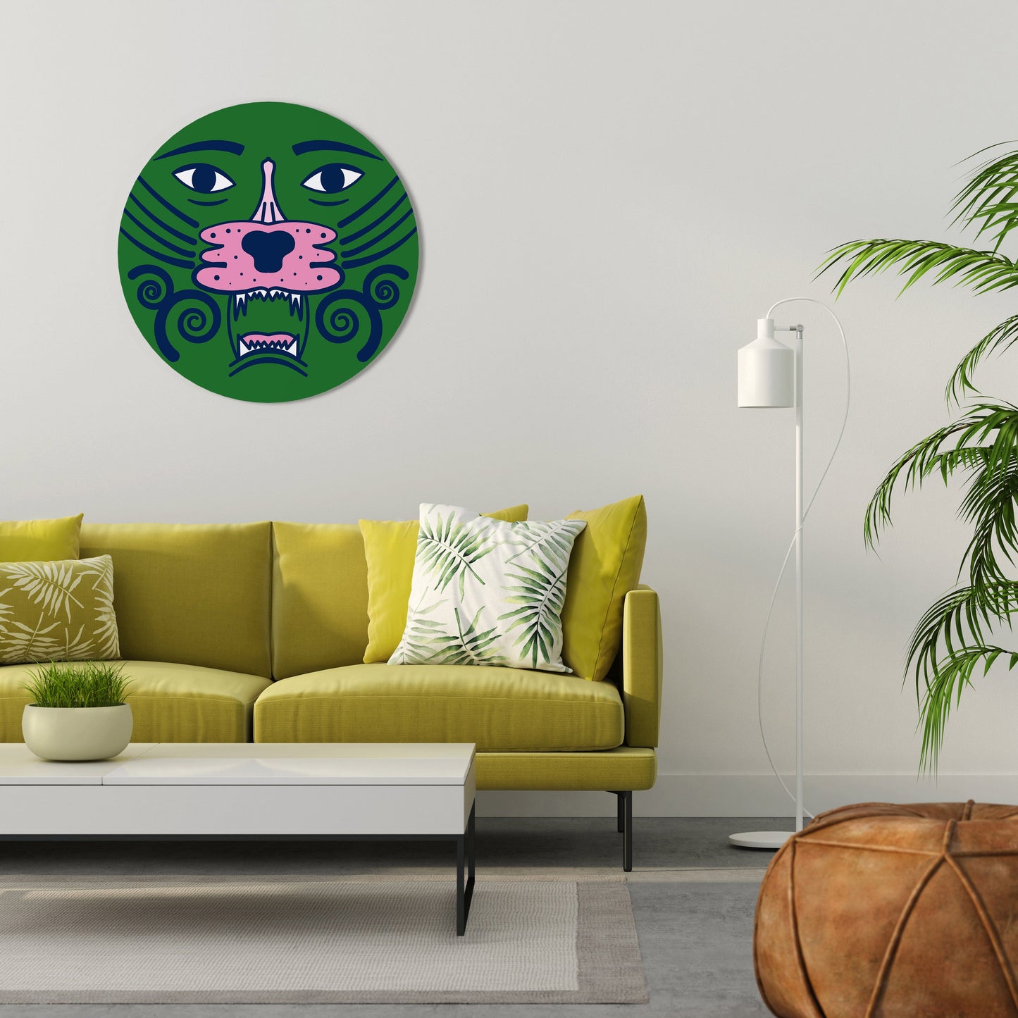 STAY WILD Round Wall Art