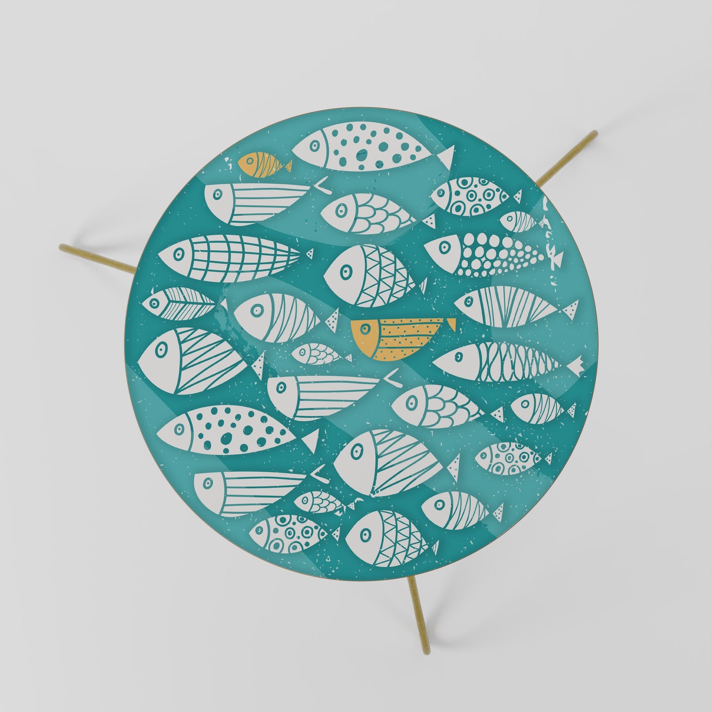 Tavolino da caffè FISHY FOLK ART 60