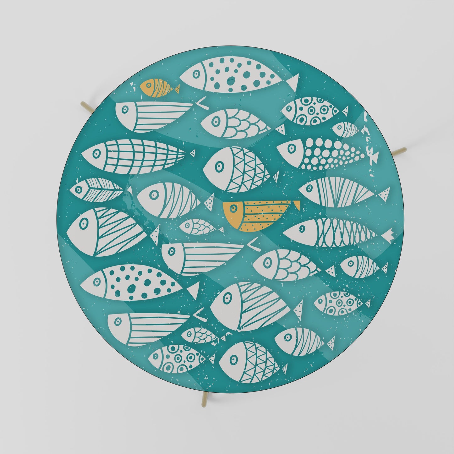 Tavolino da caffè FISHY FOLK ART 69