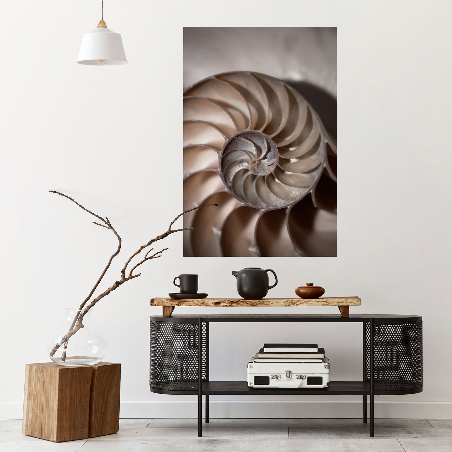 Poster verticale staccabile e attaccabile SUSSURRI DI CONCHIGLIE