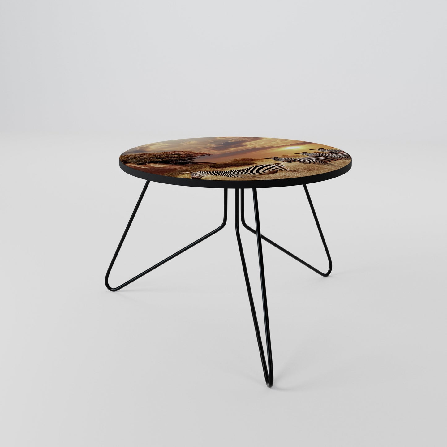 Tavolino da caffè ZEBRA SUNSET SERENADE 60