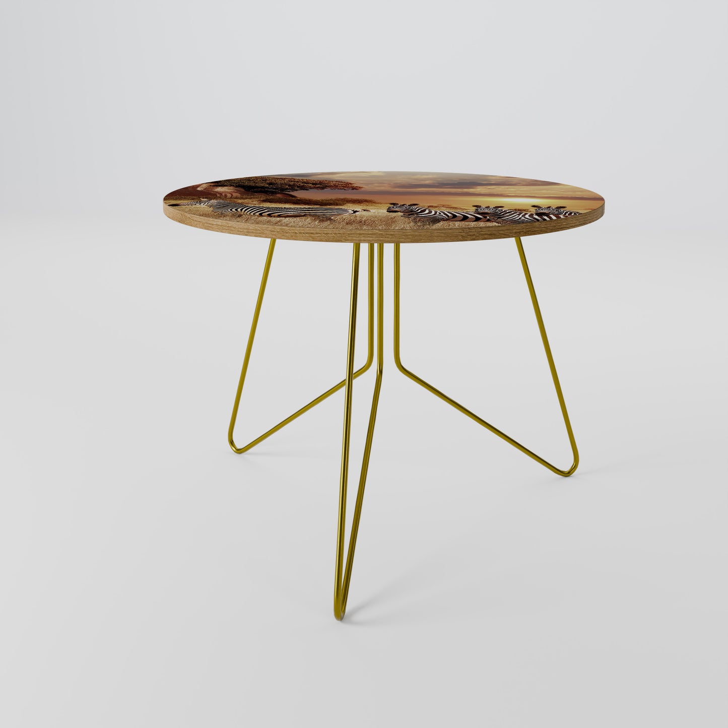 ZEBRA SUNSET SERENADE Coffee Table 69
