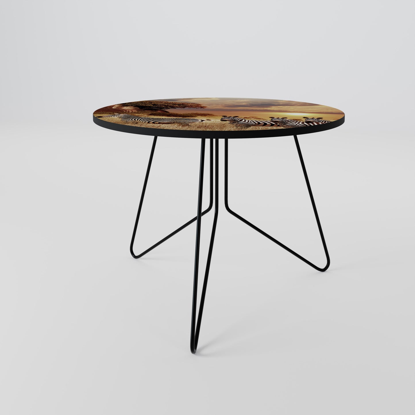 ZEBRA SUNSET SERENADE Coffee Table 69