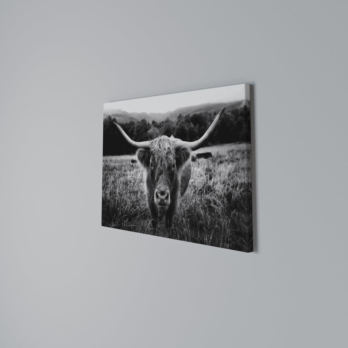 HORNED HERO IN FOCUS Stampa su tela orizzontale