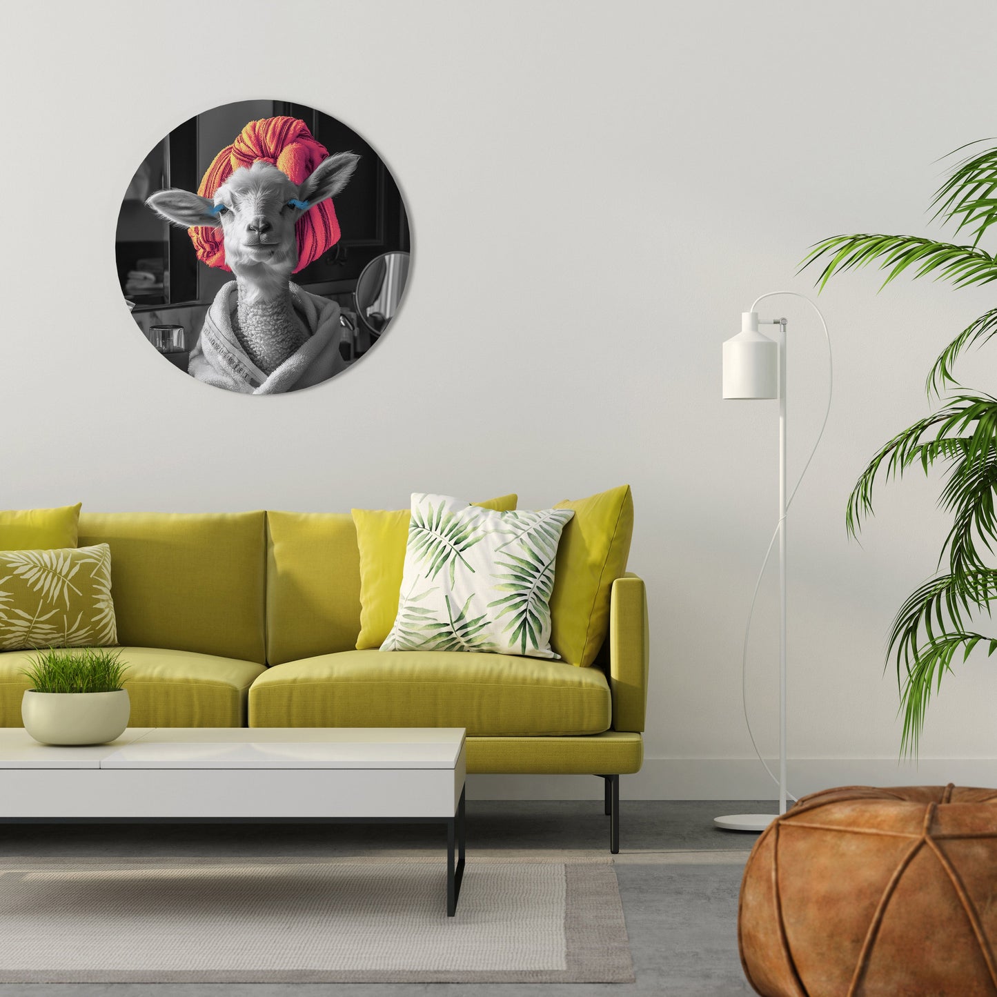 COUTURE CUDDLE - Decorazione murale rotonda