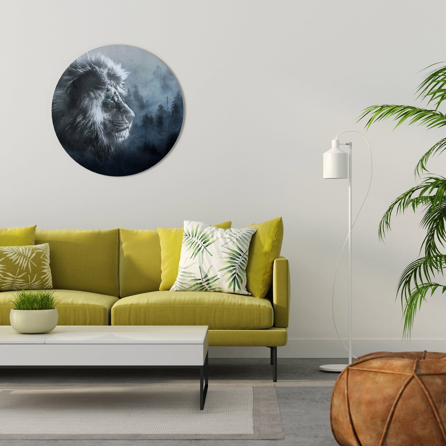 FROSTED ROYALTY - Decorazione murale rotonda