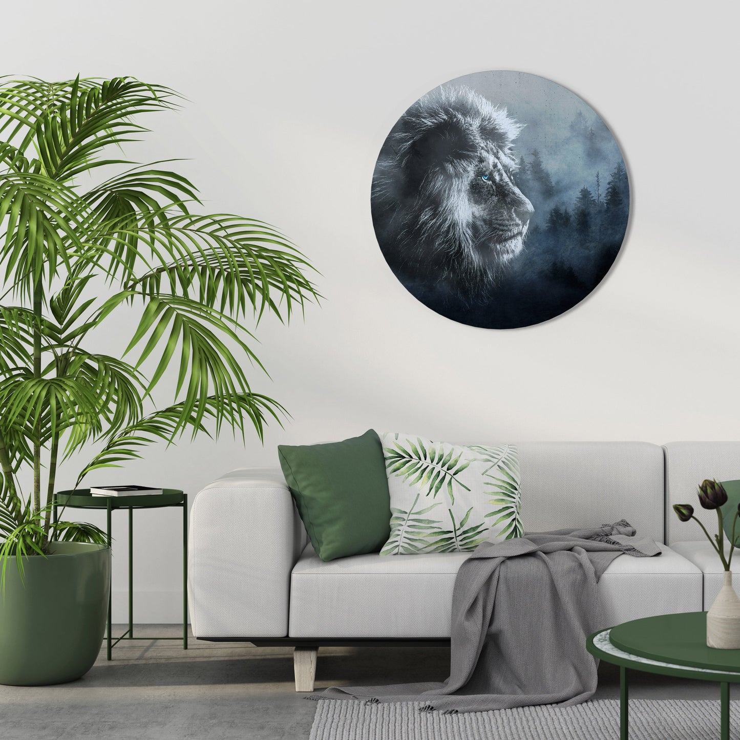 FROSTED ROYALTY - Decorazione murale rotonda