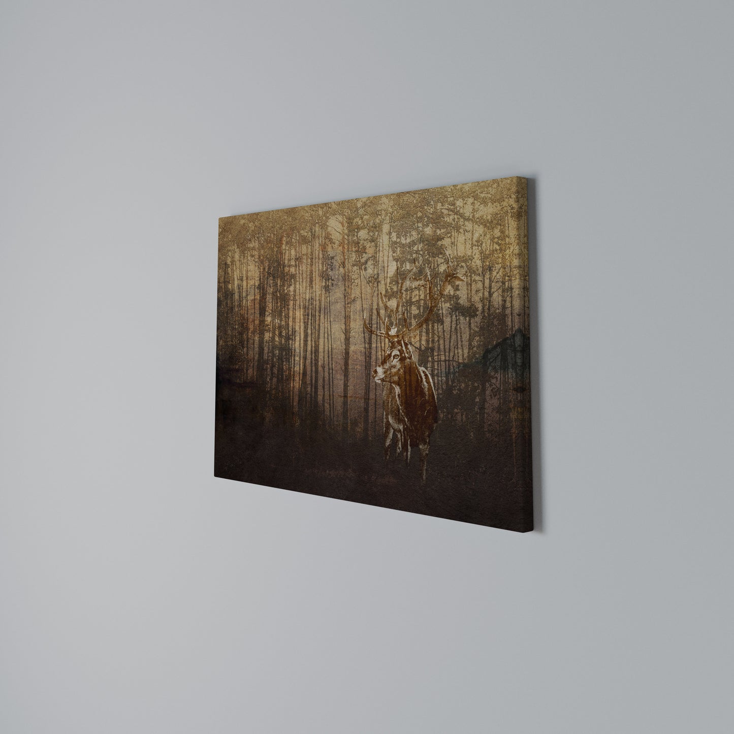 WHISPERING WOODS MYSTIQUE Stampa su tela orizzontale