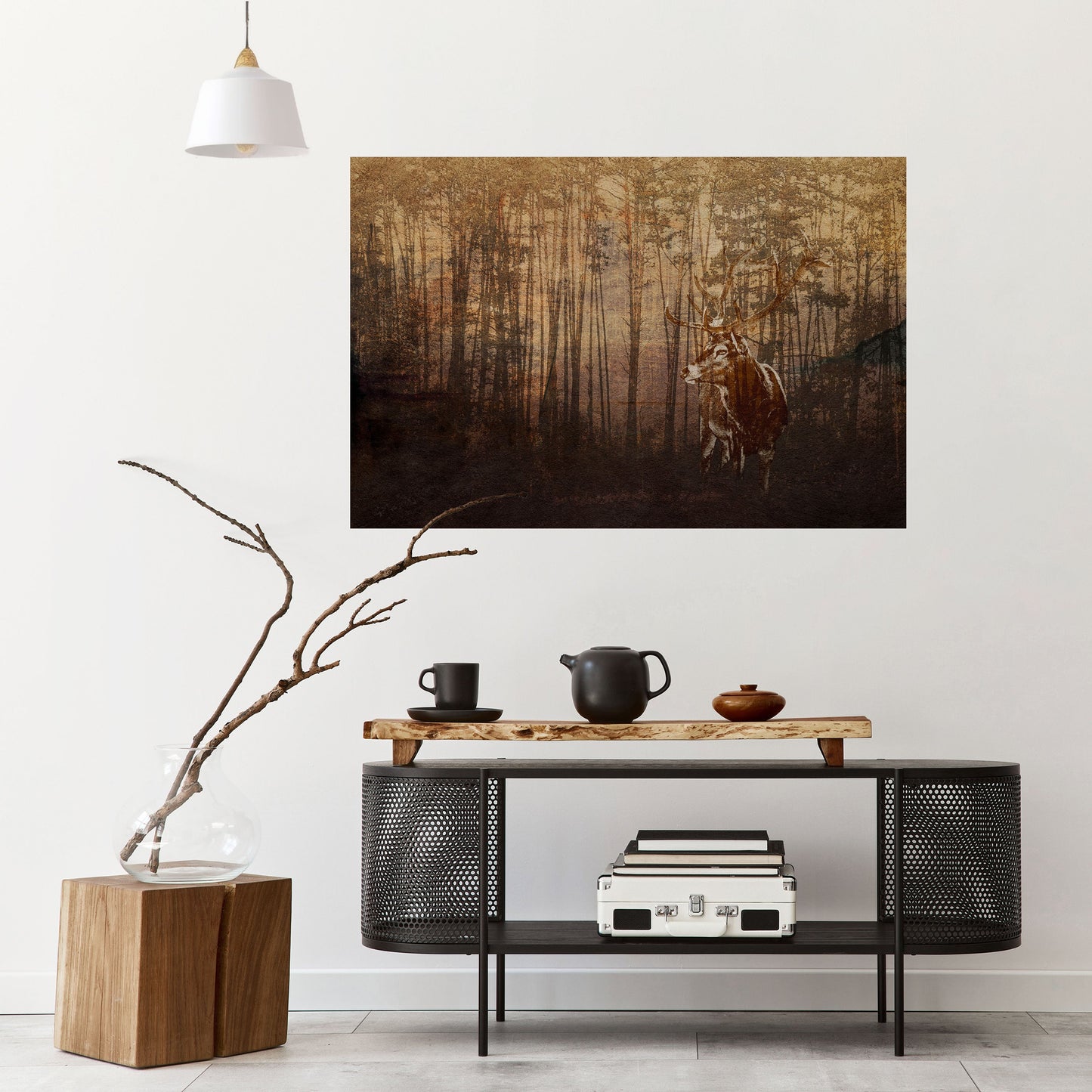 Poster orizzontale staccabile e attaccabile WHISPERING WOODS MYSTIQUE