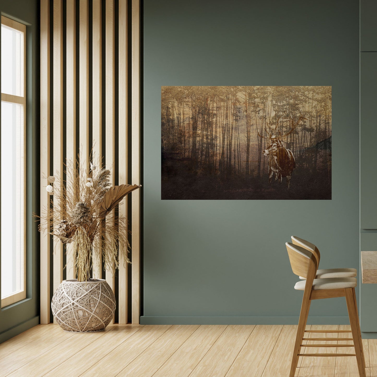 Poster orizzontale staccabile e attaccabile WHISPERING WOODS MYSTIQUE