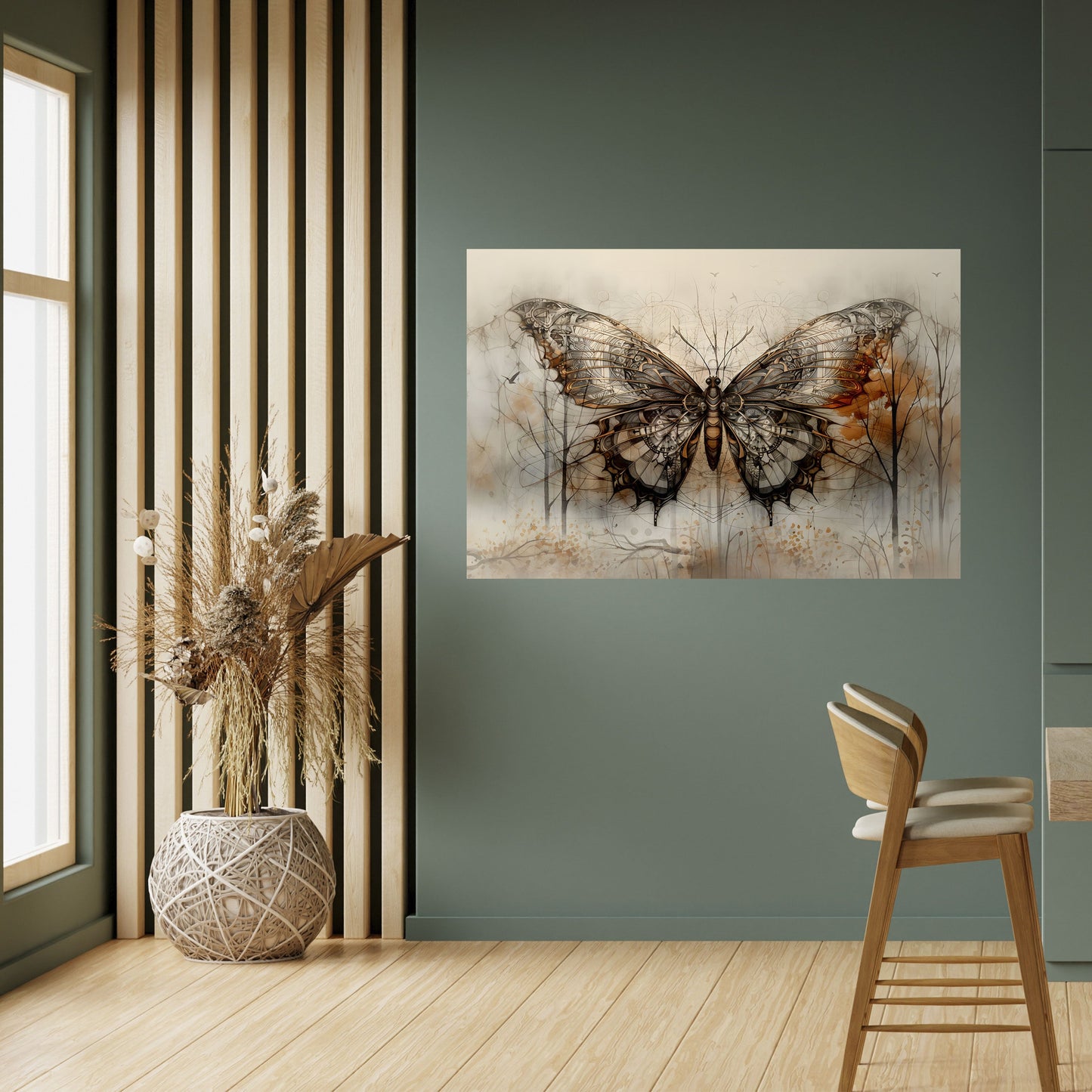 BELLEZZA MECCANICA SVELATA Poster orizzontale staccabile e attaccabile