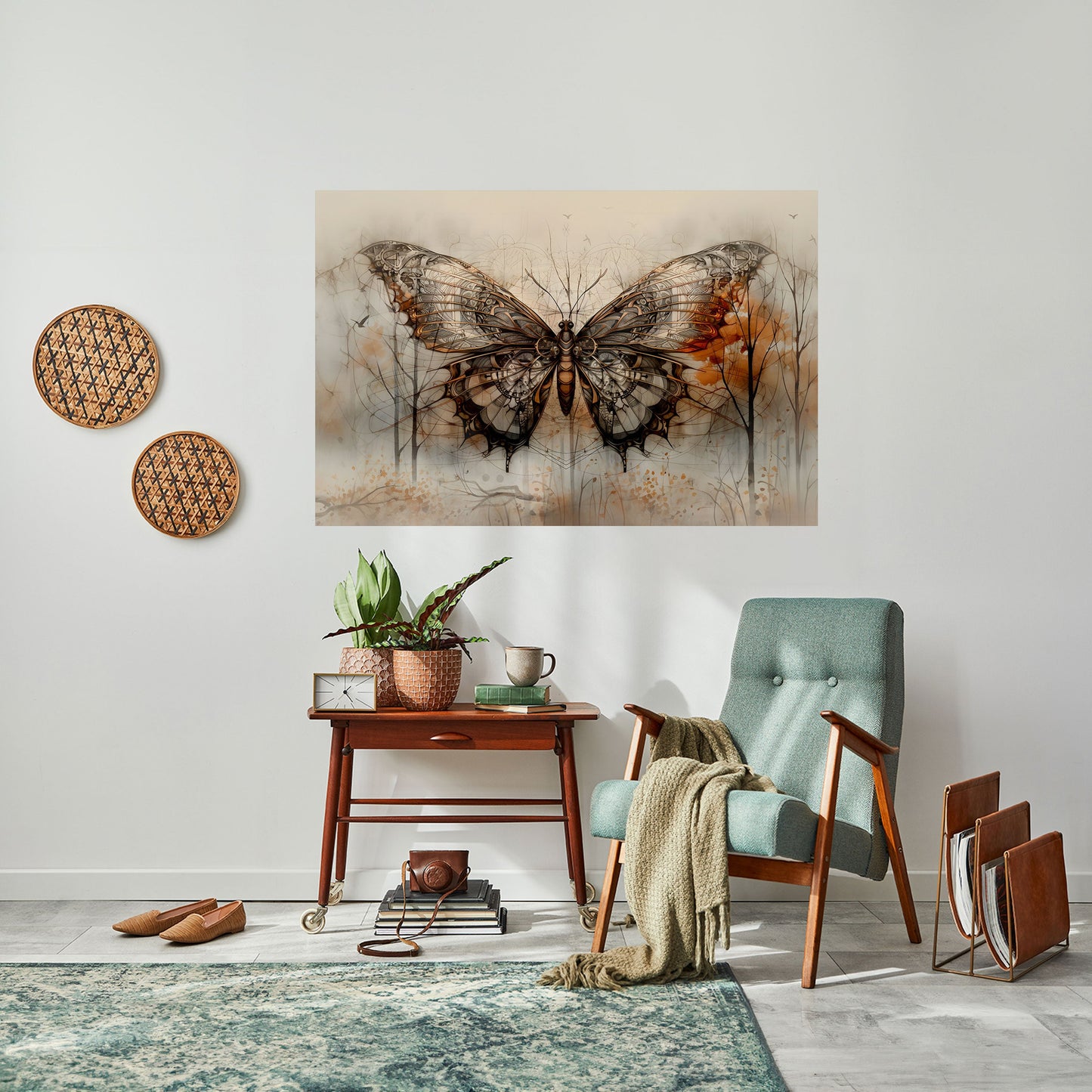 BELLEZZA MECCANICA SVELATA Poster orizzontale staccabile e attaccabile