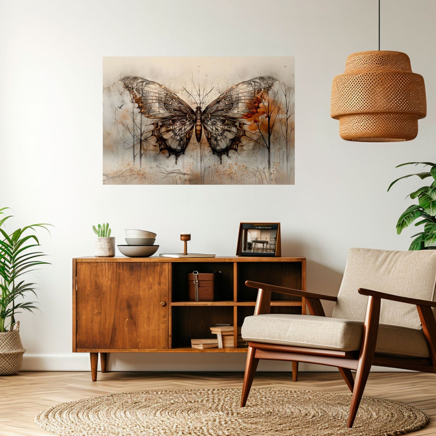 BELLEZZA MECCANICA SVELATA Poster orizzontale staccabile e attaccabile