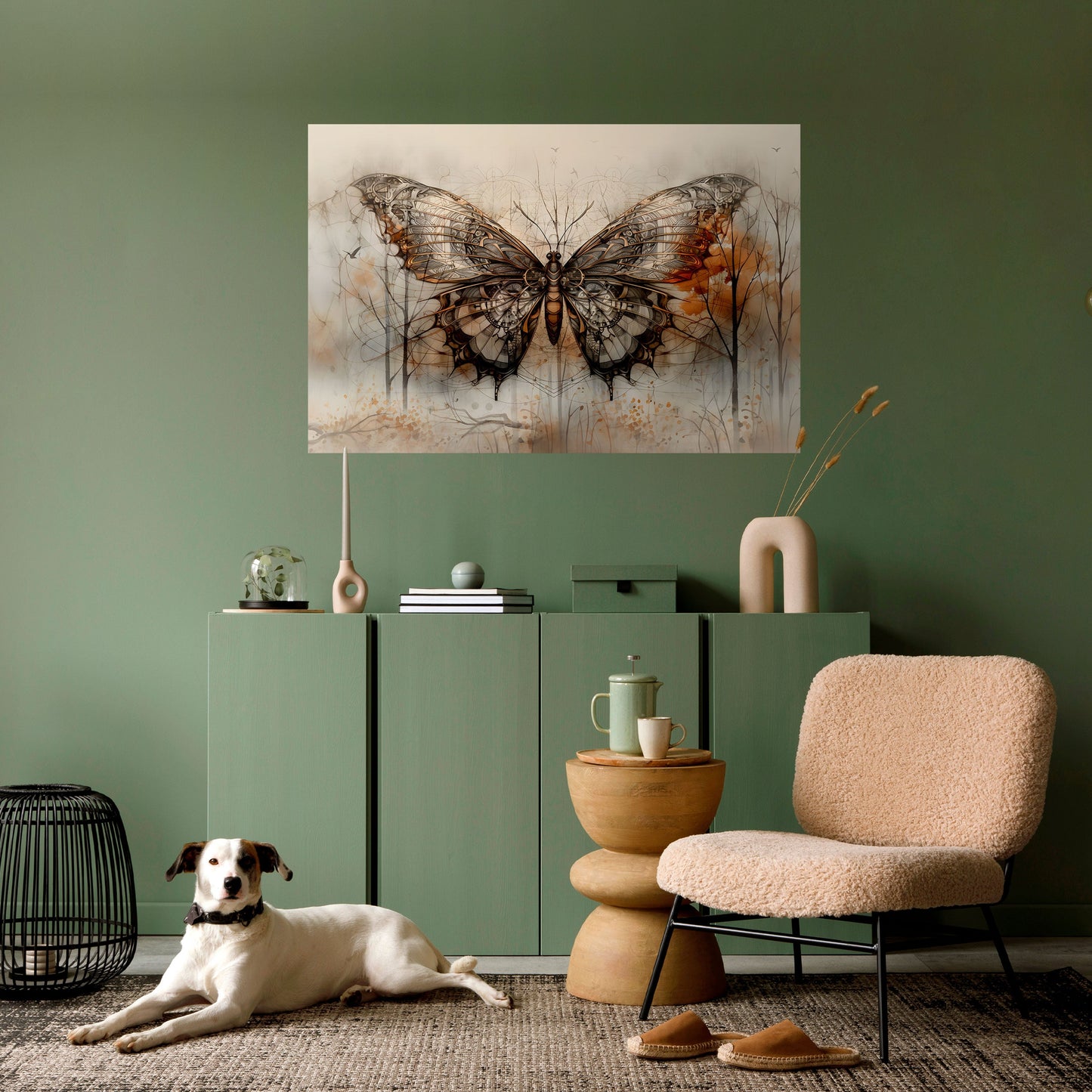 BELLEZZA MECCANICA SVELATA Poster orizzontale staccabile e attaccabile