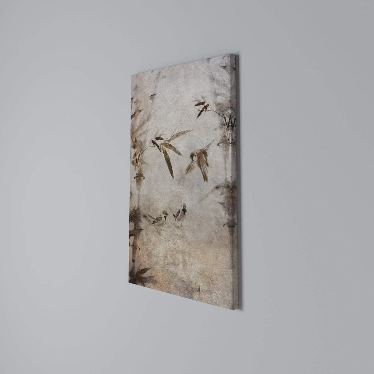 SPARROW BLISS Stampa su tela verticale