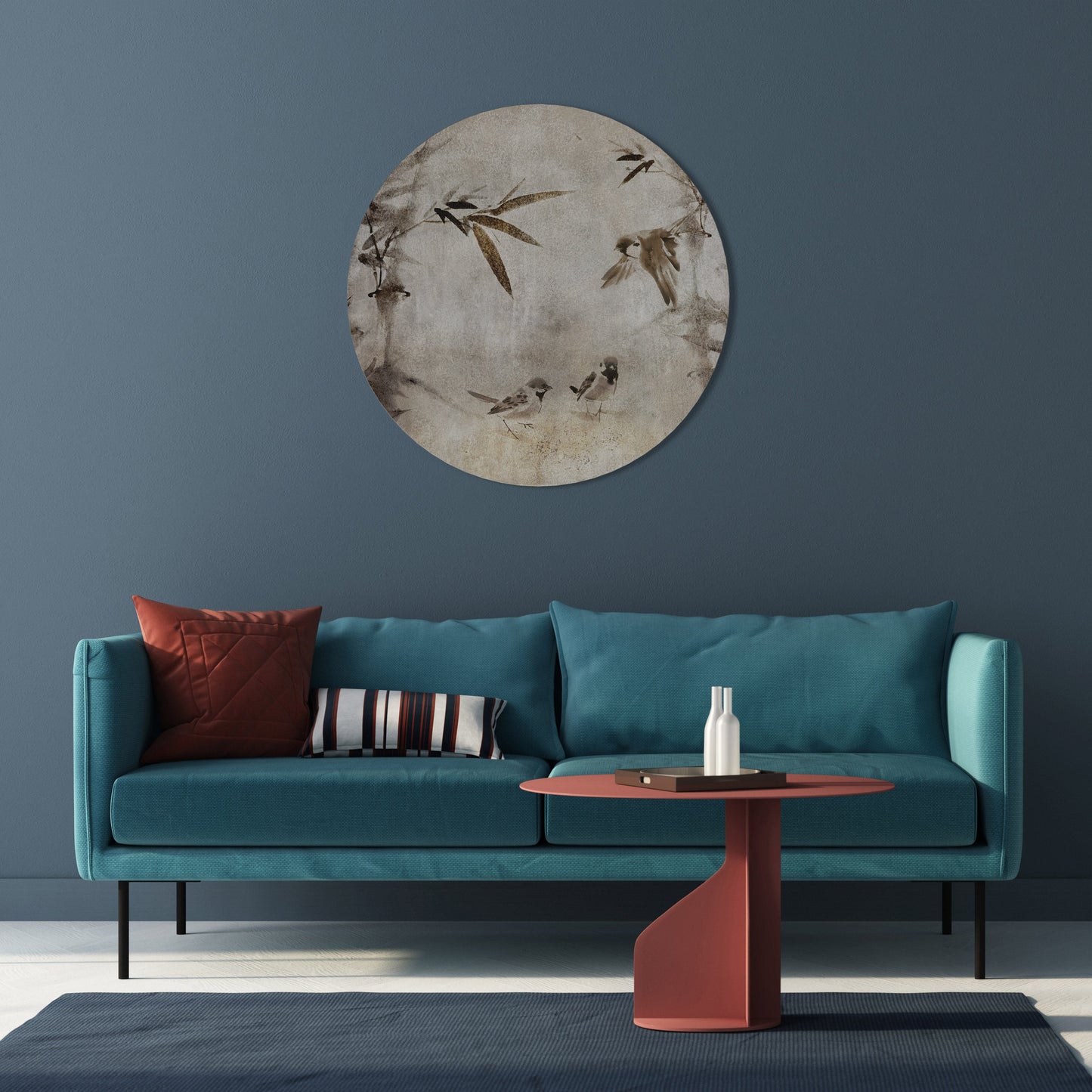 SPARROW BLISS Round Wall Art