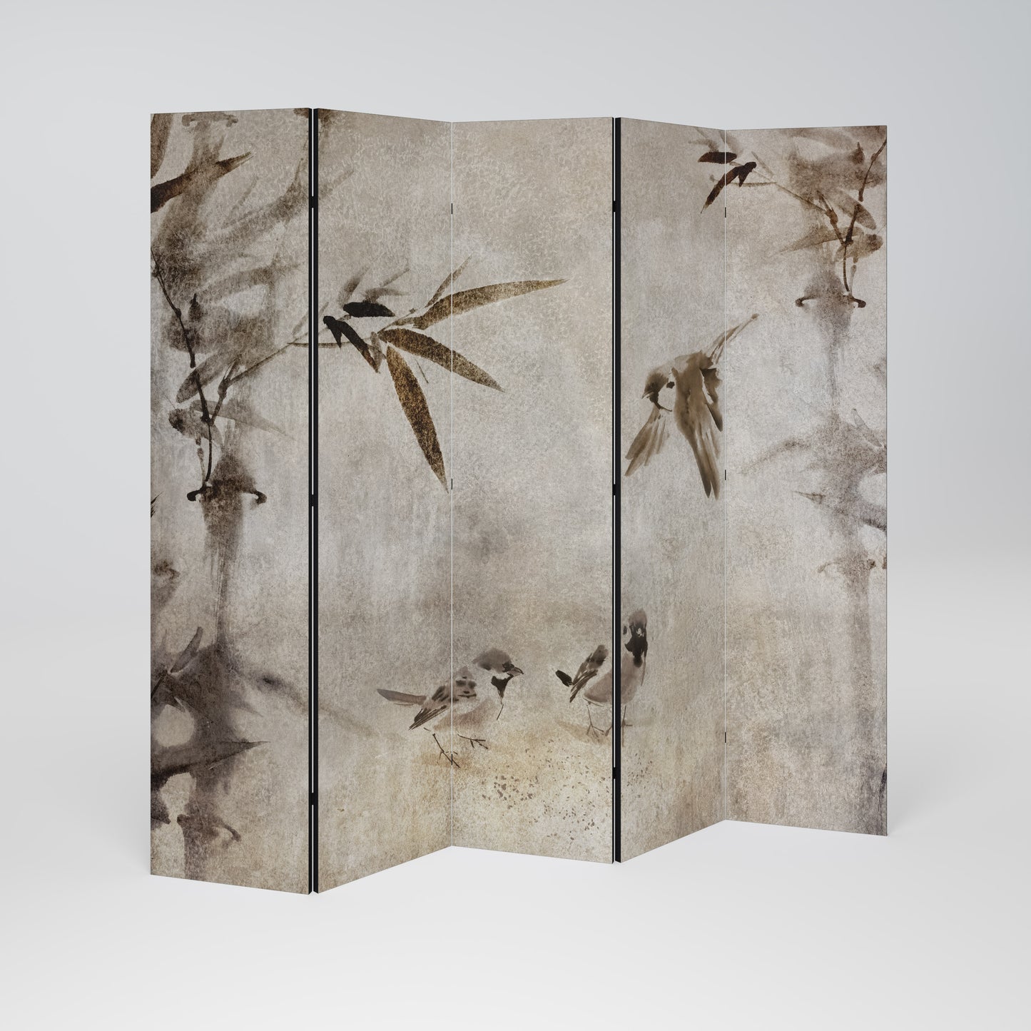 SPARROW BLISS Divisorio decorativo per ambienti a 5 pannelli