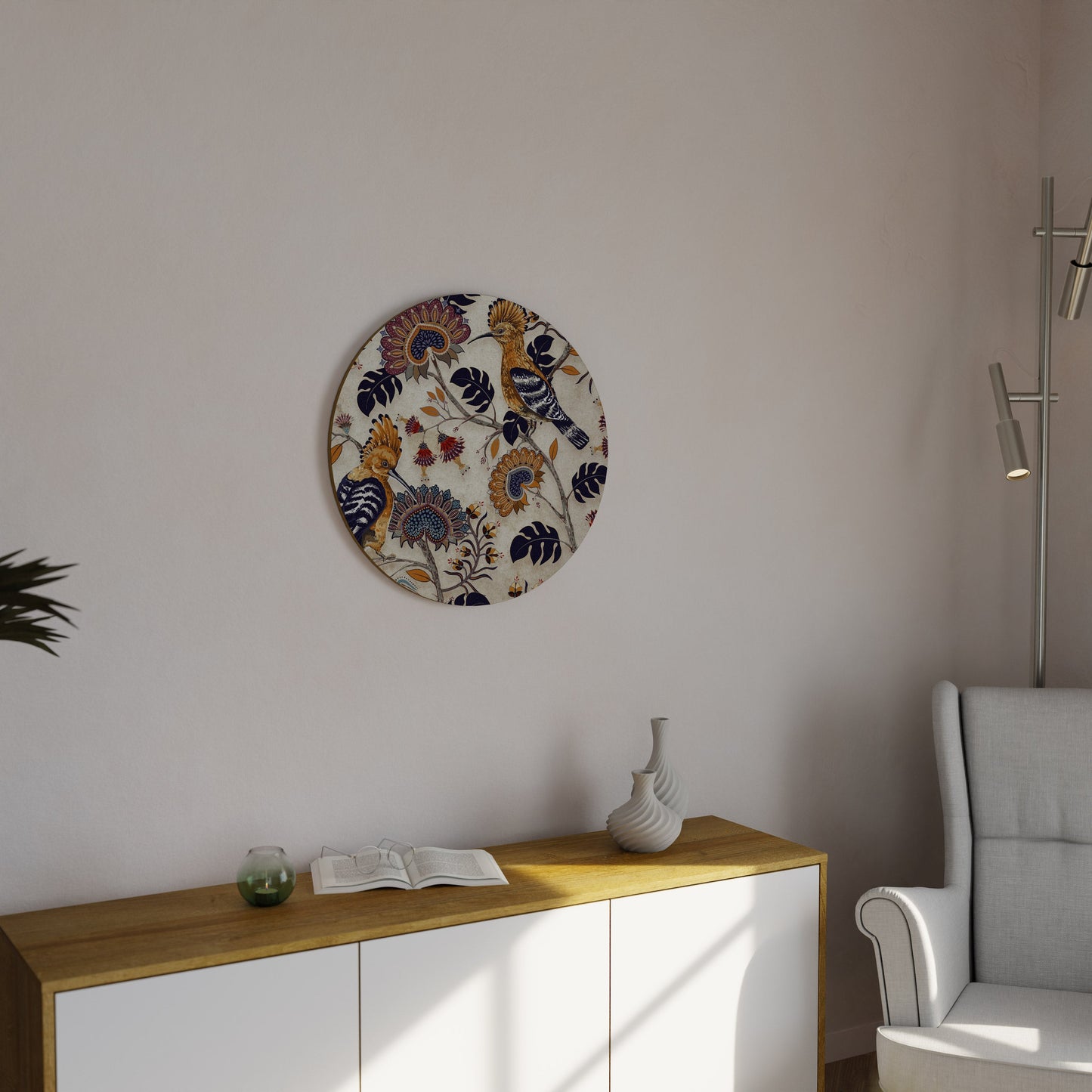 EMINENT HOOPOE Round Wall Art
