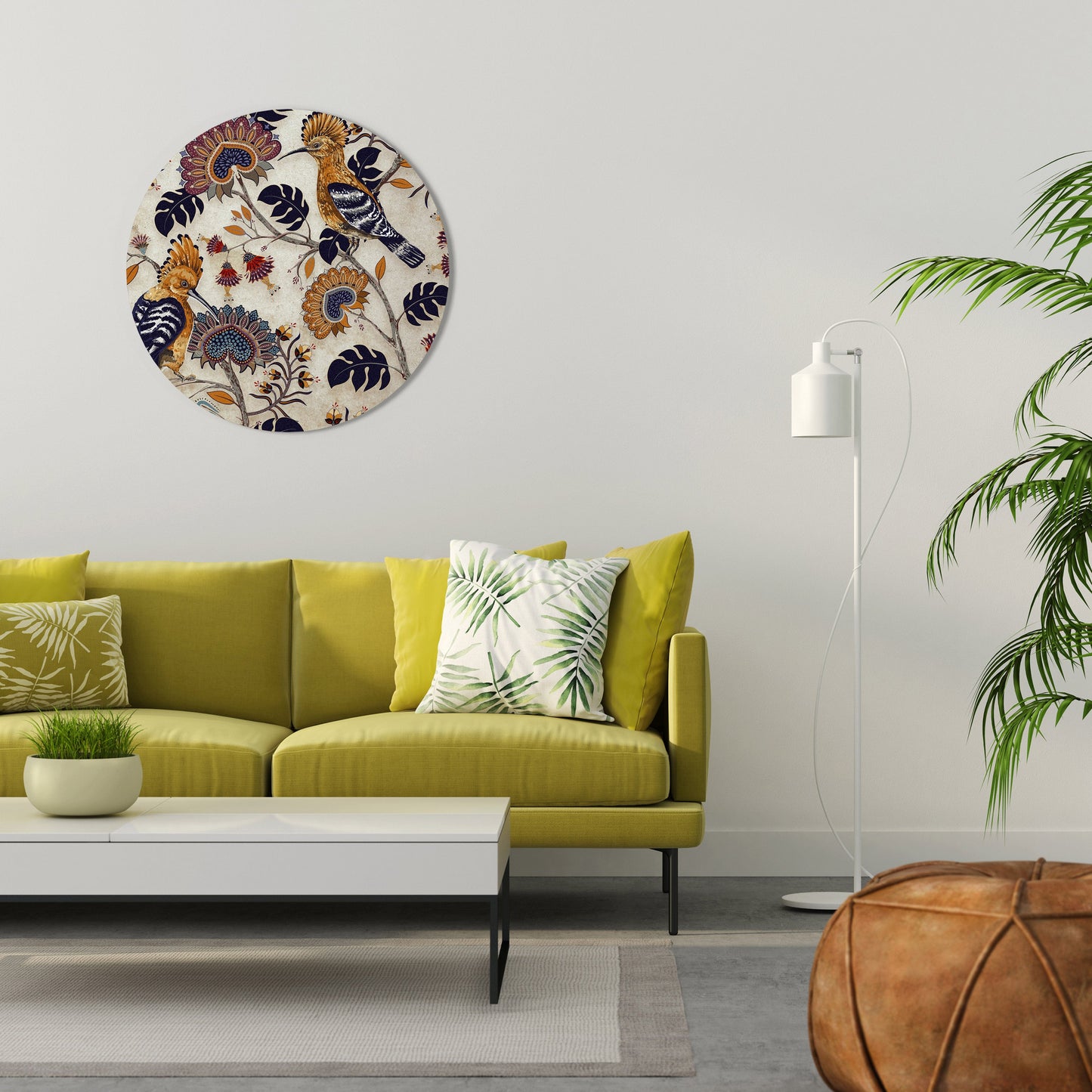 EMINENT HOOPOE Round Wall Art