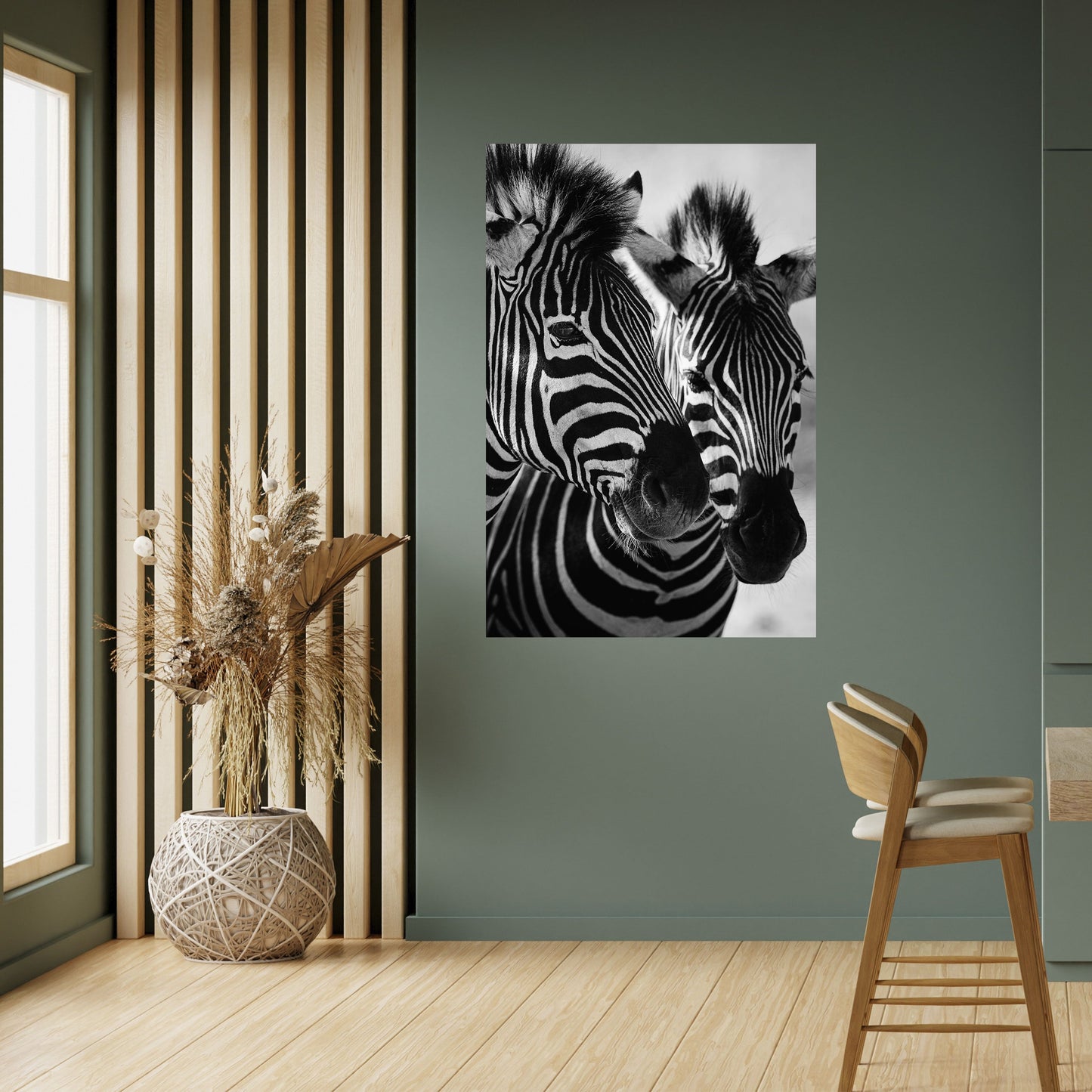 Poster verticale staccabile e attaccabile STRIPED SYMPHONY