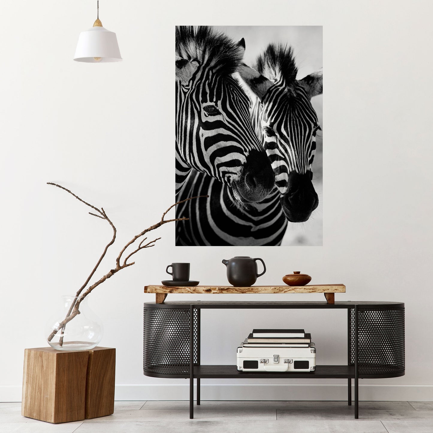 Poster verticale staccabile e attaccabile STRIPED SYMPHONY