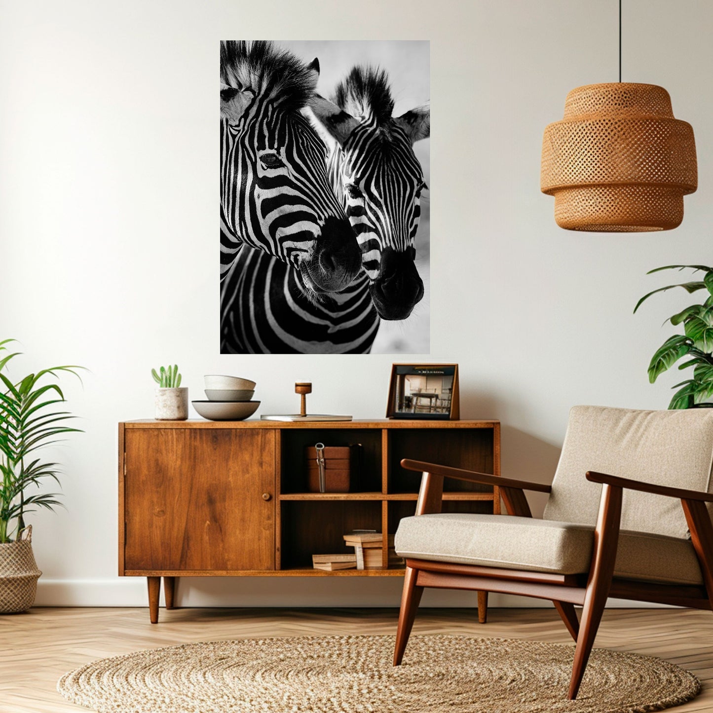 Poster verticale staccabile e attaccabile STRIPED SYMPHONY