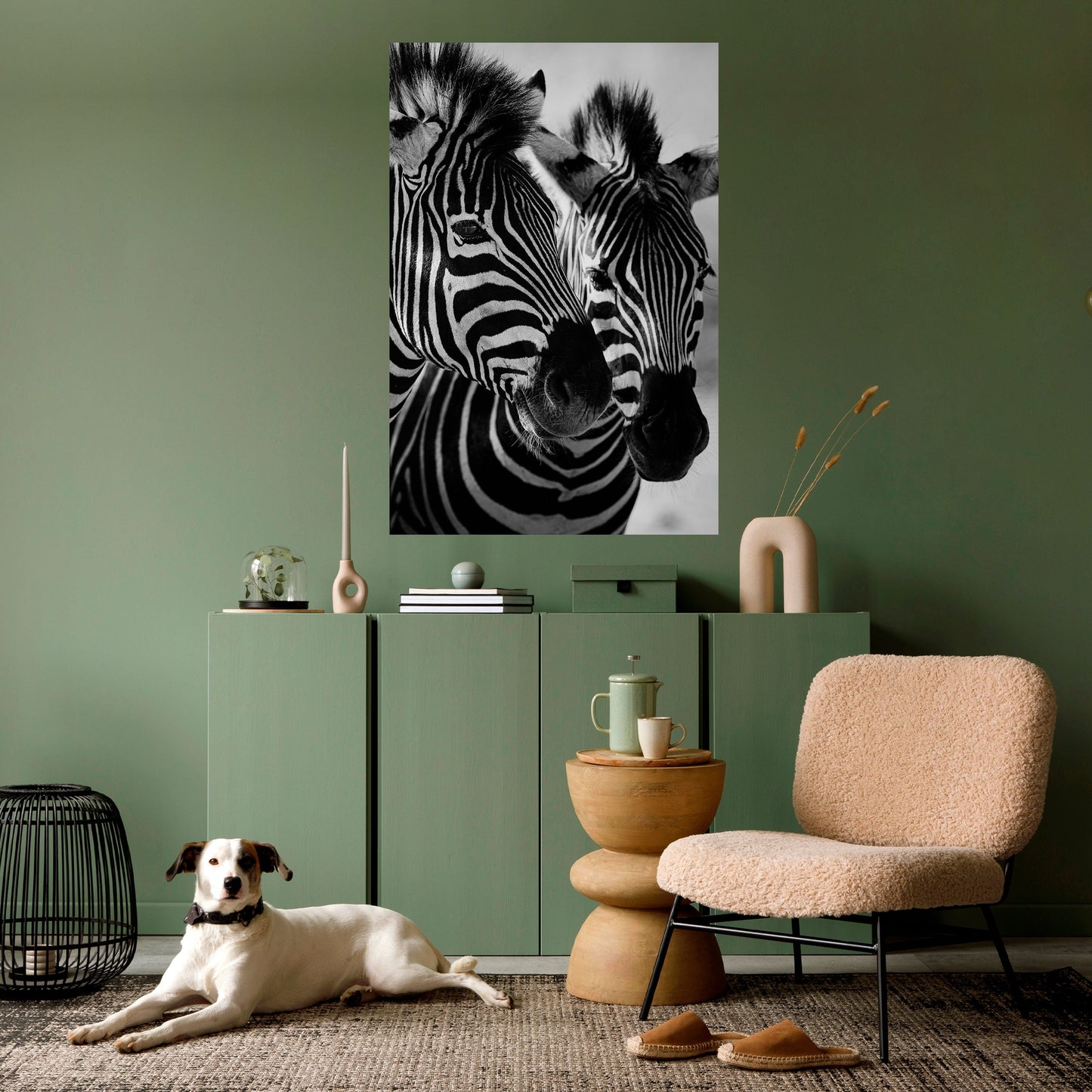 Poster verticale staccabile e attaccabile STRIPED SYMPHONY