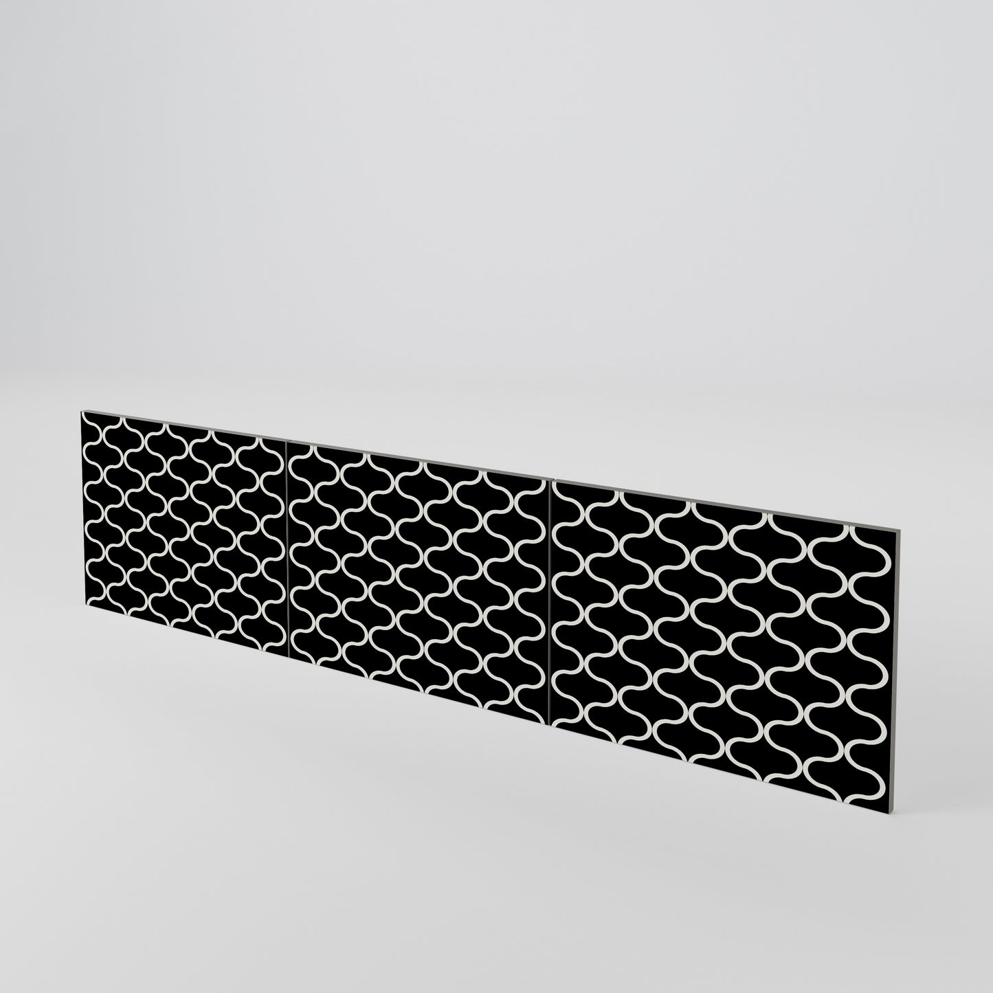 TESSELATED BLACKNESS Set di 3 ante per mobile TV