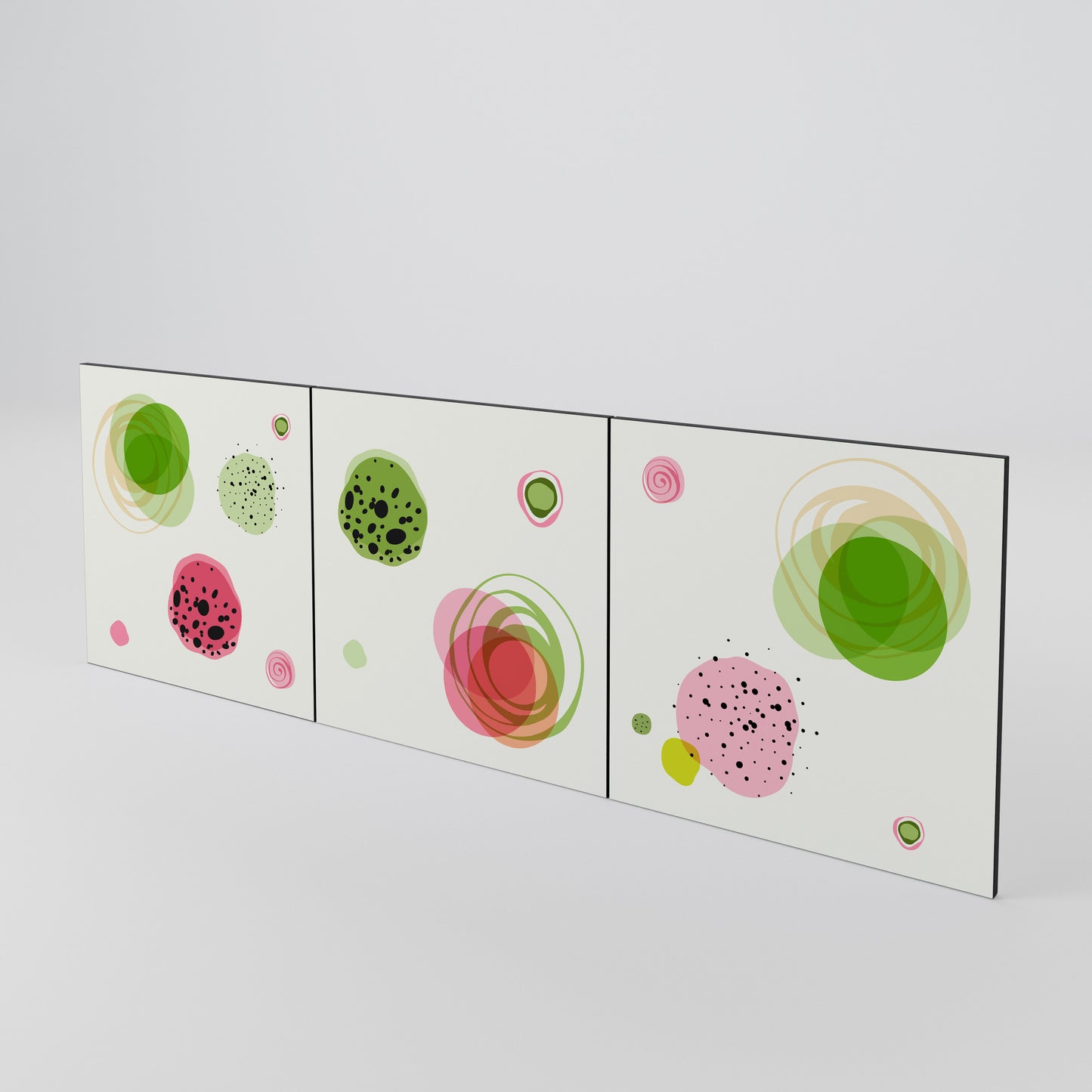 COLORFUL COSMOS 3-Piece Sideboard Door Set