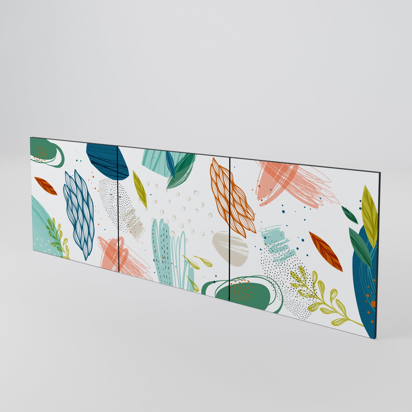 BOTANICAL HURRICANE Set di 3 ante per madia