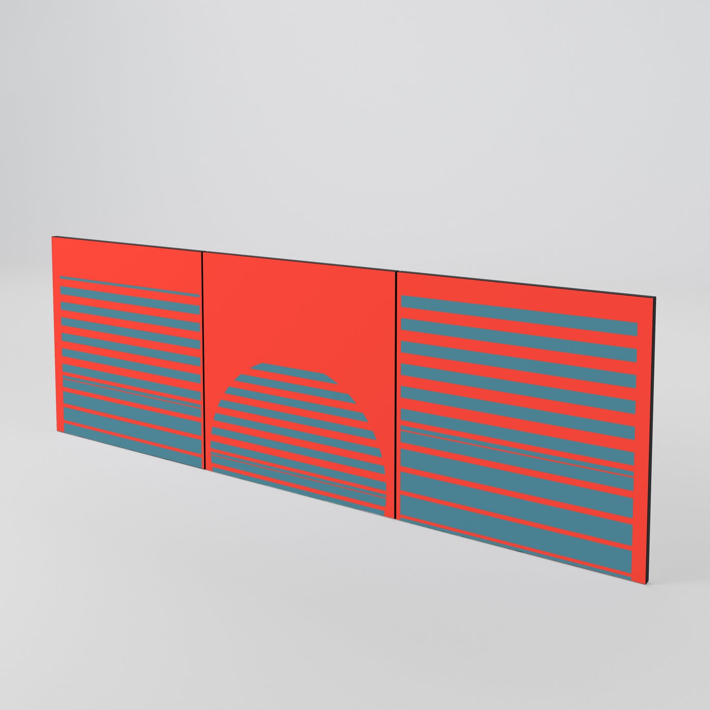 RISING GEOMETRY STARS 3-Piece Sideboard Door Set